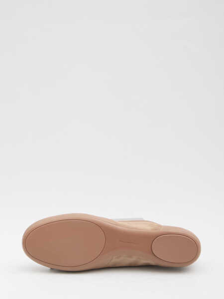 Balerini Gianvito Rossi Vault Ballet Flats PINK Femei (BM 19696373) 4