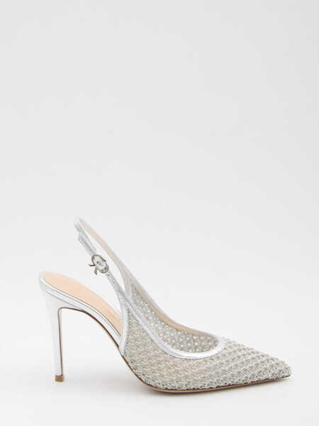 Sandale Gianvito Rossi Nikki Slingback Pumps SILVER Femei (BM 19696391) 1