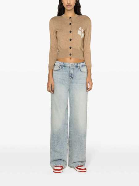 Cardigane ISABEL MARANT ETOILE Newton Cardigan Brown Femei (BM 19696518) 2