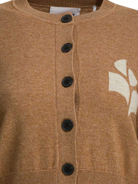 Cardigane ISABEL MARANT ETOILE Newton Cardigan Brown Femei (BM 19696518) 3