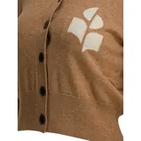 Cardigane Dama - Cardigane ISABEL MARANT ETOILE Newton Cardigan Brown Femei (BM 19696518) - B-mall.ro
