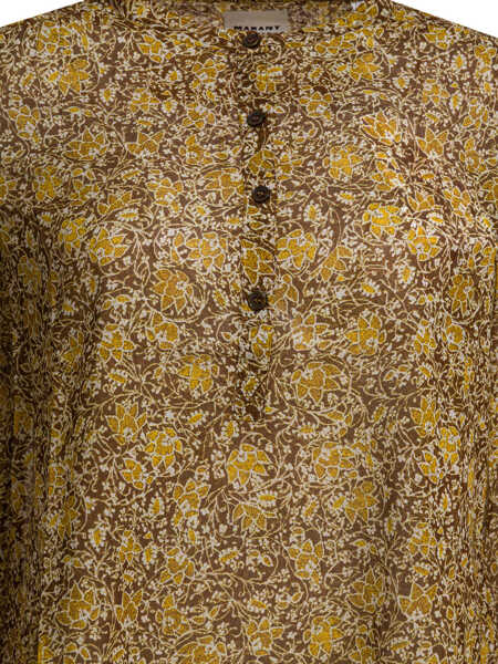 Bluze ISABEL MARANT ETOILE Maria Blouse Beige Femei (BM 19696554) 3