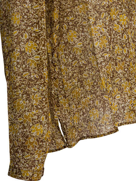 Bluze ISABEL MARANT ETOILE Maria Blouse Beige Femei (BM 19696554) 4