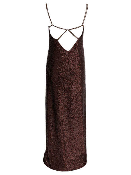 Rochii elegante Semper Long sequined dress Brown Femei (BM 19696575) 2
