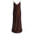 Semper Long sequined dress Brown
