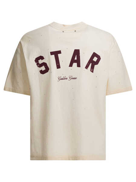 Tricouri Golden Goose Star T-shirt White Barbati (BM 19696689) 2