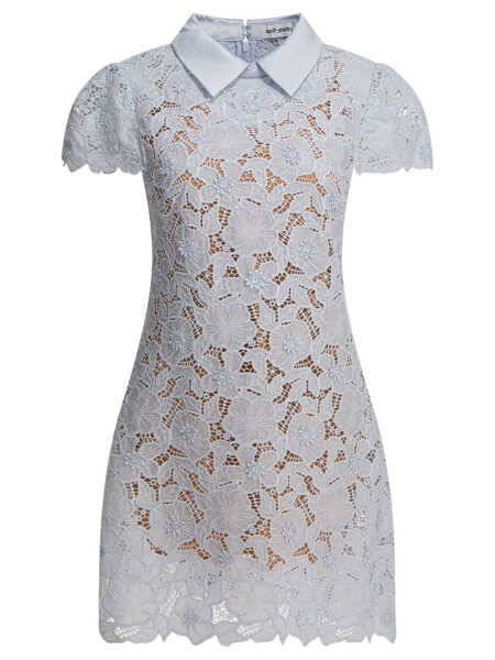 Rochii elegante Self-Portrait Guipure lace dress Blue Femei (BM 19696725) 1