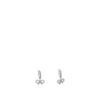 Cercei Hoop earrings with bow Femei