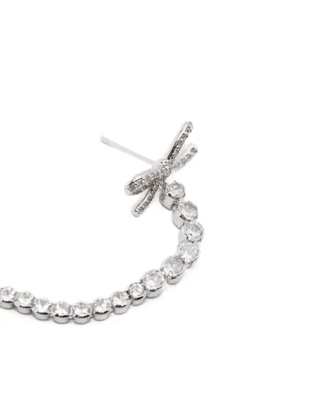 Cercei Self-Portrait Bow earrings Silver Femei (BM 19696749) 3