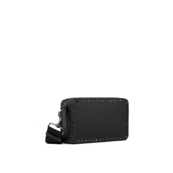 Genti de mana Valentino Garavani Valentino Garavani Rockstud shoulder bag Black Barbati (BM 19697055) 2