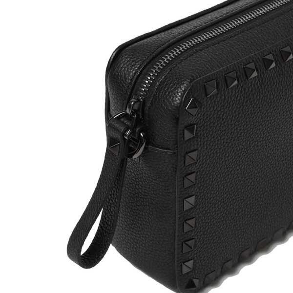 Genti de mana Valentino Garavani Valentino Garavani Rockstud shoulder bag Black Barbati (BM 19697055) 3