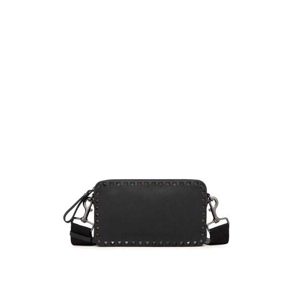 Genti de mana Valentino Garavani Valentino Garavani Rockstud shoulder bag Black Barbati (BM 19697055) 1