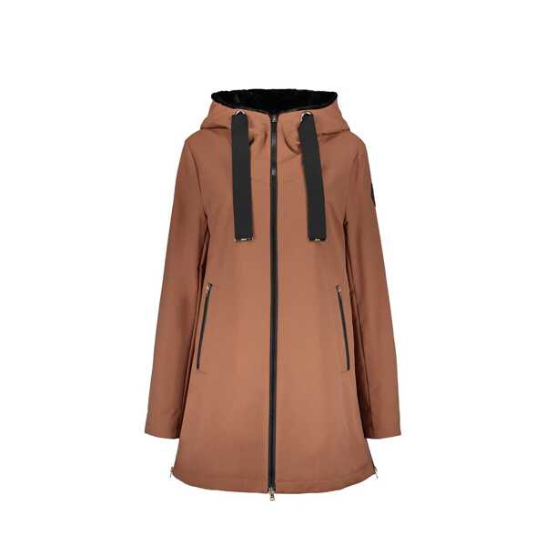Jachete Herno HERNO Hooded Jacket Brown Femei (BM 19697058) 1