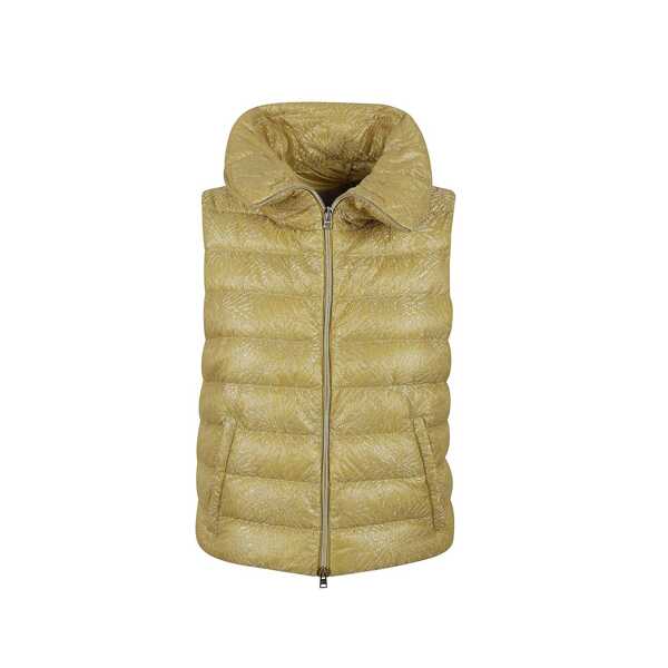 Jachete Herno HERNO Padded Vest Jacket Yellow Femei (BM 19697073) 1
