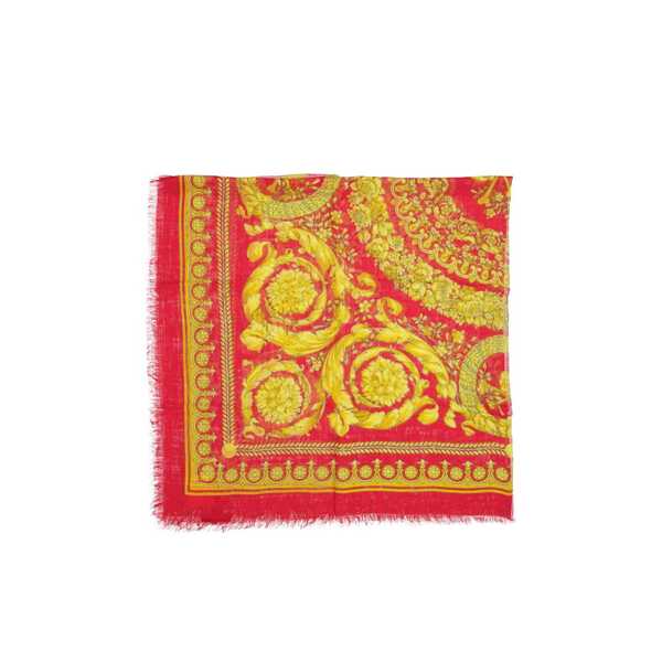 Esarfe Versace VERSACE Foulard Square Scarf Red Femei (BM 19697115) 1
