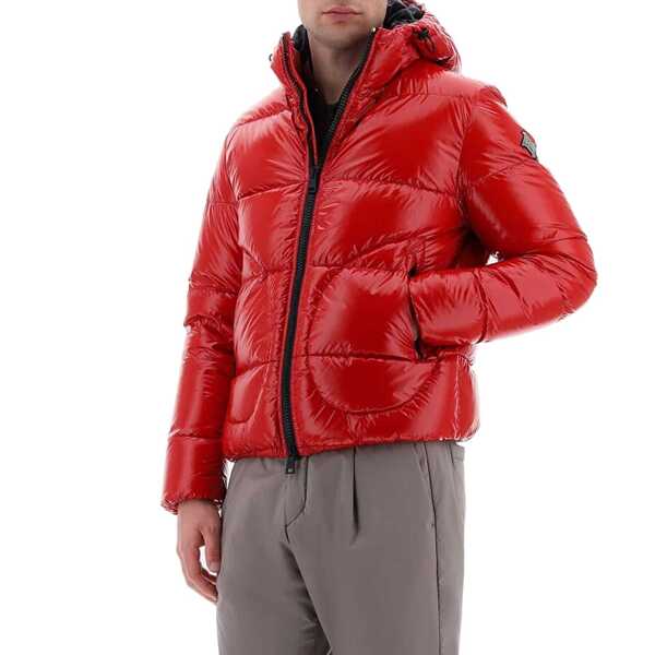 Jachete Herno HERNO Bomber Gloss Jacket Red Barbati (BM 19697118) 2