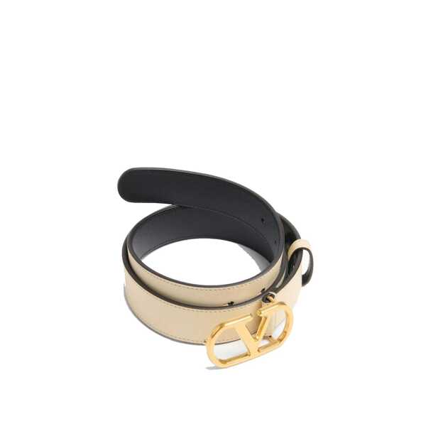 Curele Valentino Garavani Valentino Garavani VLogo Signature reversible Belt White Femei (BM 19697127) 2