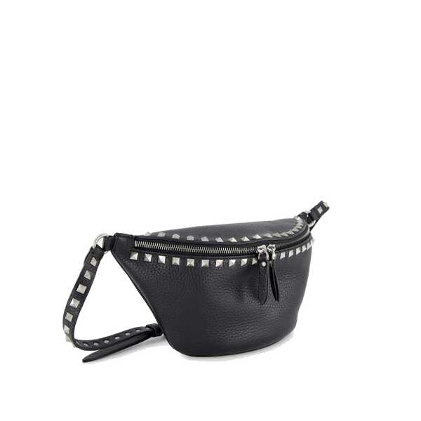 Genti de mana Valentino Garavani Valentino Garavani Rockstud Leather Belt Bag Black Barbati (BM 19697133) 2