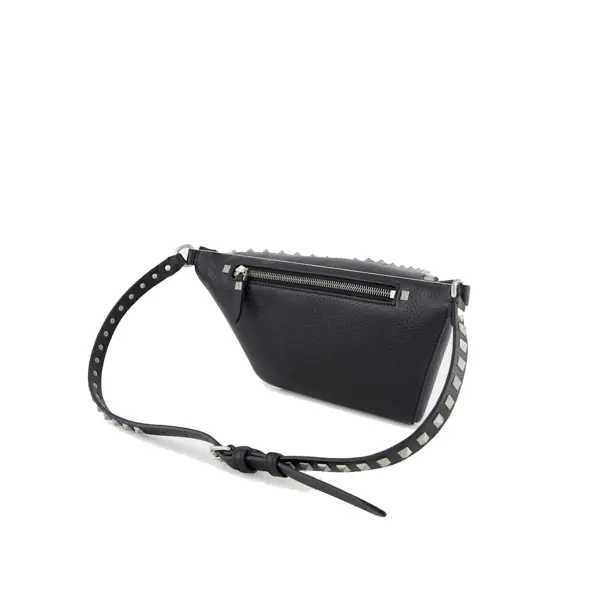 Genti de mana Valentino Garavani Valentino Garavani Rockstud Leather Belt Bag Black Barbati (BM 19697133) 3
