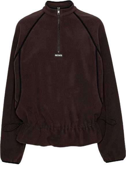 Jachete ROTATE Birger Christensen Pile Sweatshirt. BROWN Femei (BM 19697222) 1