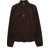 ROTATE Birger Christensen Pile Sweatshirt. BROWN