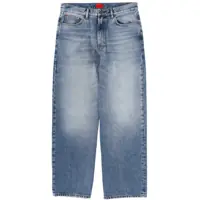 Blugi drepti Jeans With Logo Patch Barbati