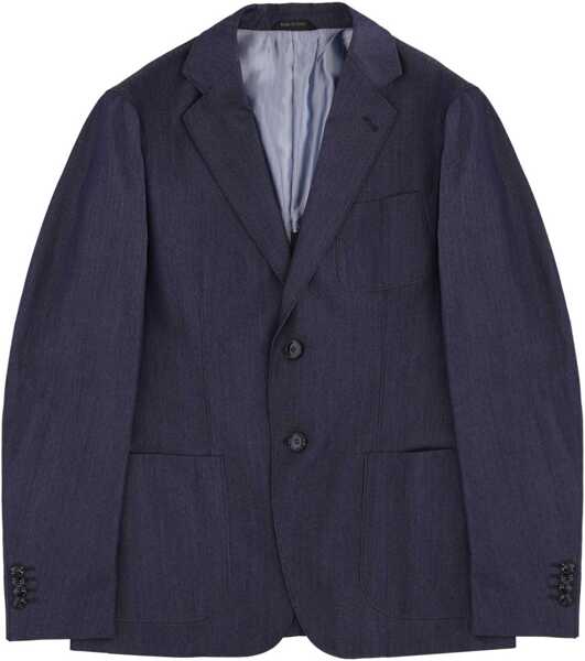 Sacouri office Giorgio Armani Wool Jacket BLUE Barbati (BM 19697396) 1