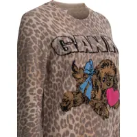 Pulovere Ganni Dama - Pulovere Ganni Puppy Wool sweater Brown Femei (BM 19697622) - B-mall.ro