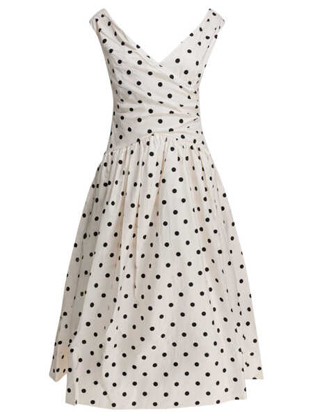 Rochii elegante Self-Portrait Polka dot flared midi dress White Femei (BM 19697682) 1