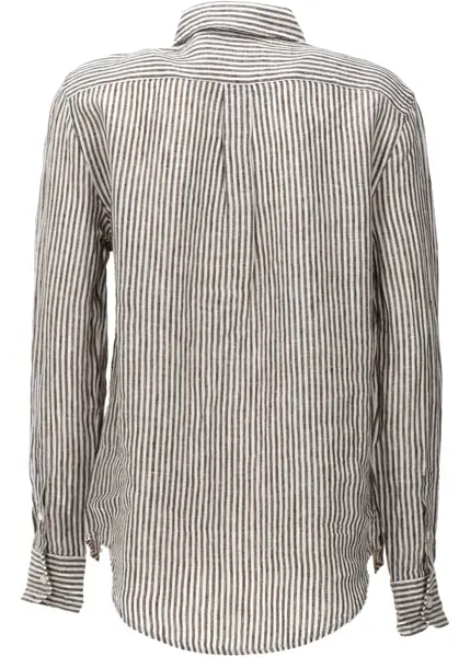 Bluze Ralph Lauren Linen Shirt BROWN Femei (BM 19697690) 2