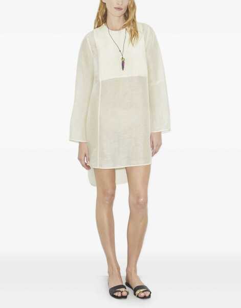 Bluze Tory Burch Linen Tunicas. IVORY Femei (BM 19697726) 3