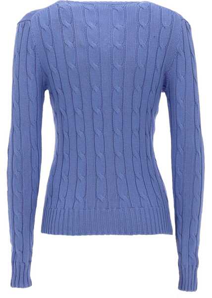Pulovere casual Ralph Lauren Cable Knit With Logo AZURE Femei (BM 19697732) 2