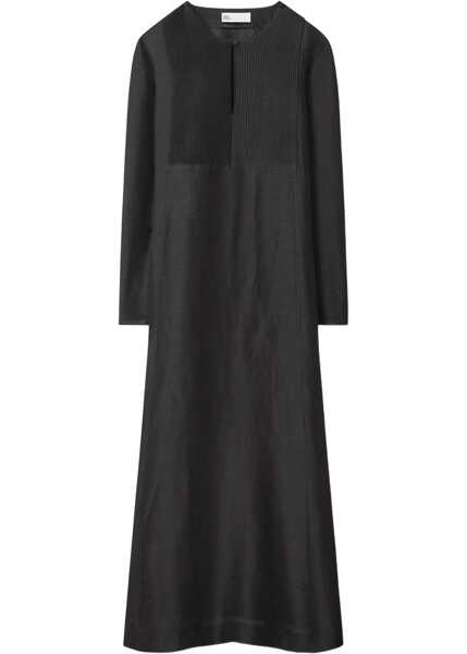 Bluze Tory Burch Long Linen Caftan BLACK Femei (BM 19697750) 1