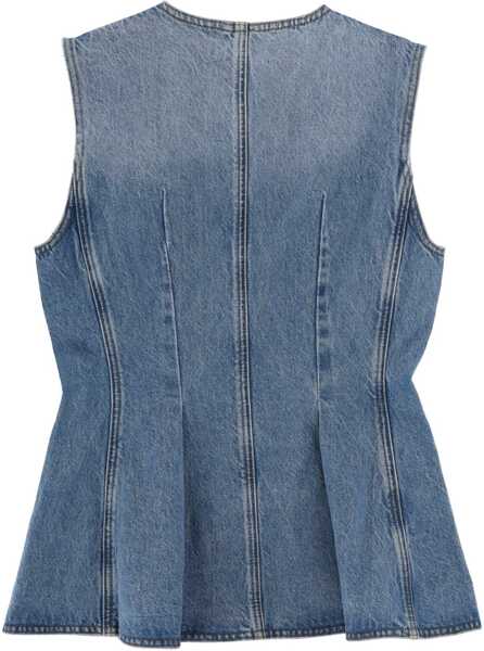 Bluze ROTATE Birger Christensen Denim Top BLUE Femei (BM 19697753) 2