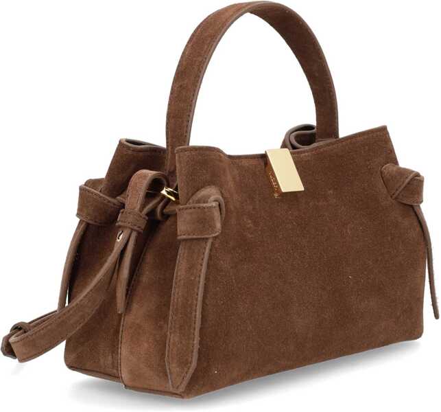 Genti de mana YUZEFI Mini Gyoza Bag BROWN Femei (BM 19697954) 3