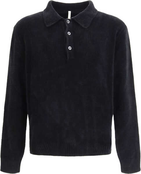 Tricouri Polo SUNFLOWER Chenille Polo BLACK Barbati (BM 19697975) 1