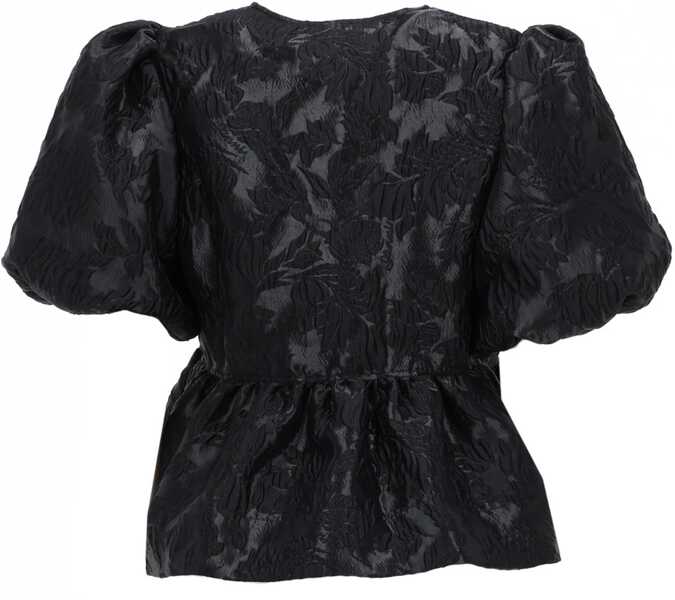 Bluze Ganni Top Peplum BLACK Femei (BM 19698101) 2