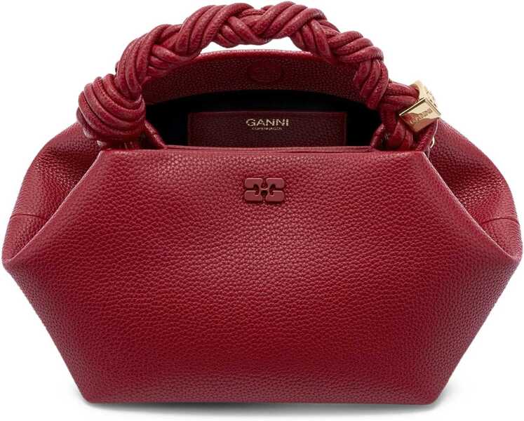 Genti de mana Ganni Bag Bou Small BORDEAUX Femei (BM 19698107) 4