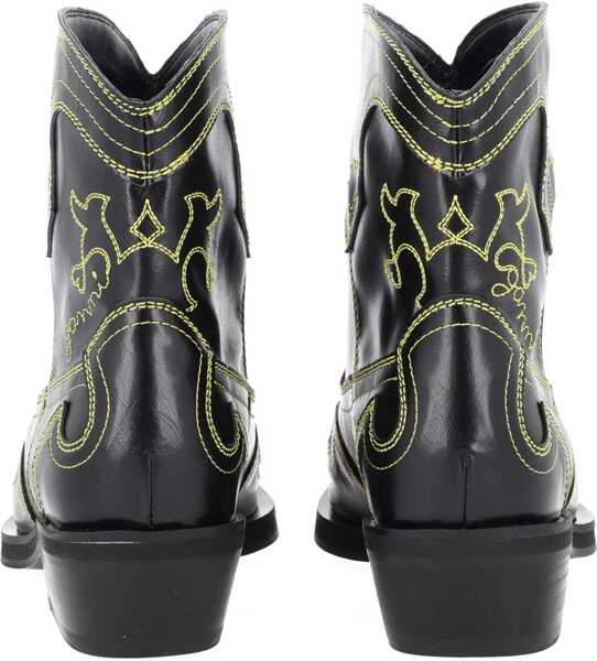 Cizme scurte Ganni Low Shaft Boot BLACK Femei (BM 19698131) 4