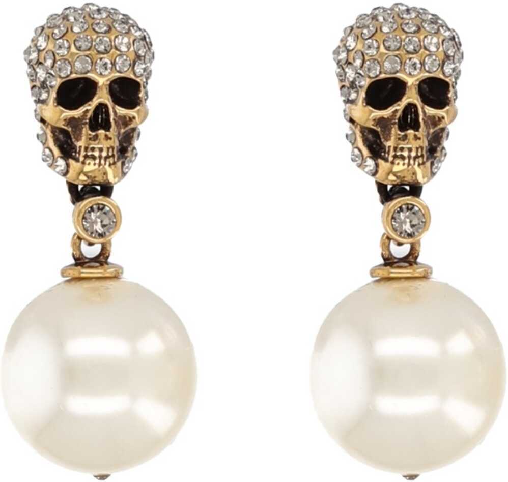 Cercei Alexander McQueen Skull Earrings With Pav MULTICOLOUR Femei (BM 19698155) 1