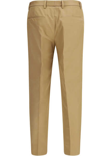 Pantaloni casual Gucci Cotton Trousers BISQUE Barbati (BM 19698278) 2