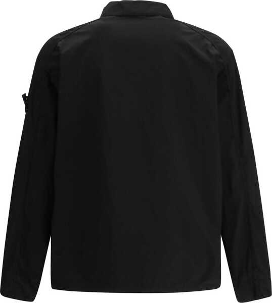 Paltoane Stone Island Jacket with arm patch BLACK Barbati (BM 19698293) 2