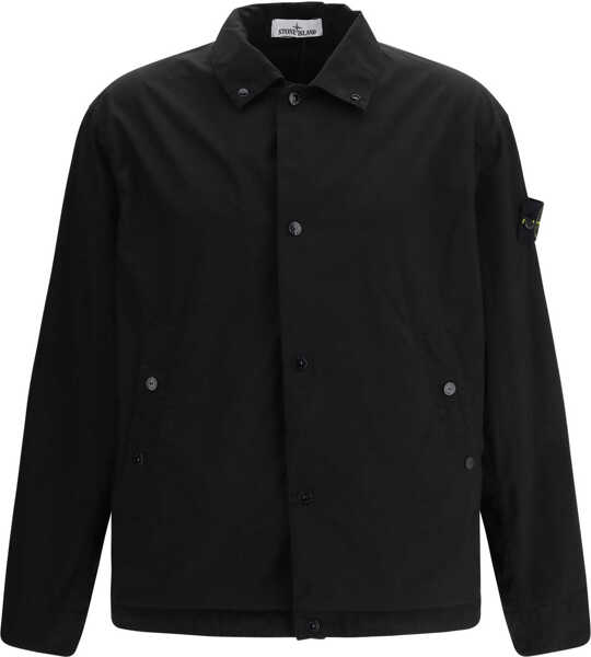 Paltoane Stone Island Jacket with arm patch BLACK Barbati (BM 19698293) 1