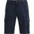 Stone Island Organic cotton stretch broken twill Shorts NAVY BLUE