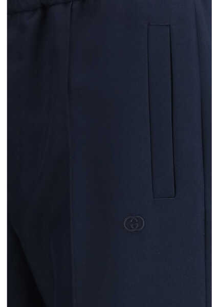 Pantaloni casual Gucci Technical panama Trousers NIGHT SKY Barbati (BM 19698356) 3