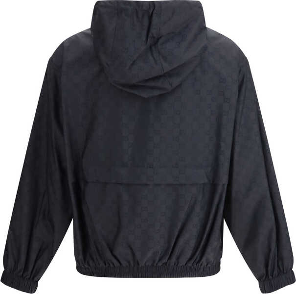 Jachete Gucci GG jacquard nylon zip Jacket INK Barbati (BM 19698365) 2