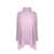 Herno Herno high-collar Asymmetric Poncho Lilac