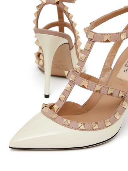 Pantofi cu toc Valentino Garavani Valentino Garavani Rockstud Pumps Ivory Femei (BM 19699377) 5