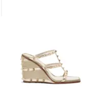 Saboti Valentino Garavani Rockstud Wedge Mules Femei