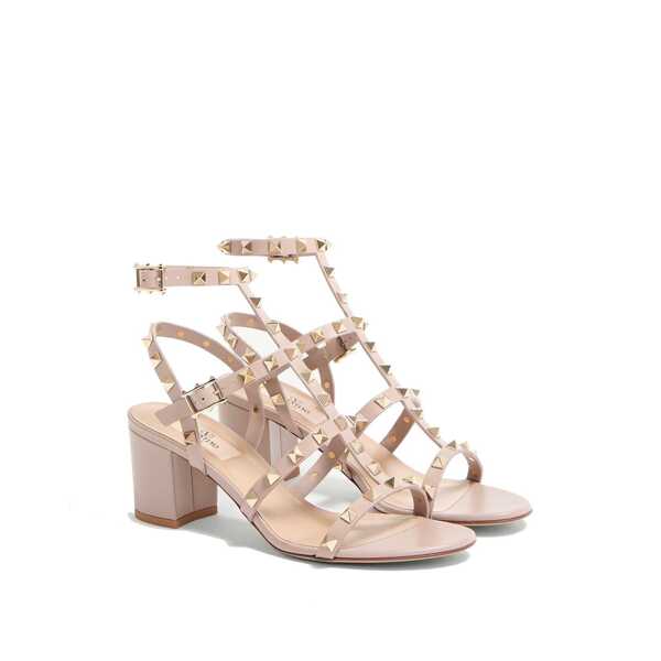Sandale Valentino Garavani VALENTINO GARAVANI ROCKSTUD Sandals Beige Femei (BM 19699404) 2